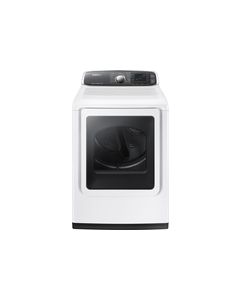 Samsung - 7.4 Cu. Ft. 13-Cycle Electric Dryer with Steam - White