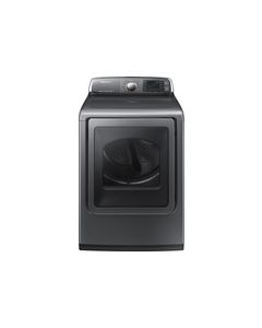 Samsung - 7.4 Cu. Ft. 15-Cycle Steam Gas Dryer - Platinum