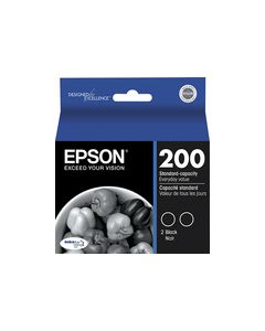 Epson - 200 2-Pack Ink Cartridges - Black