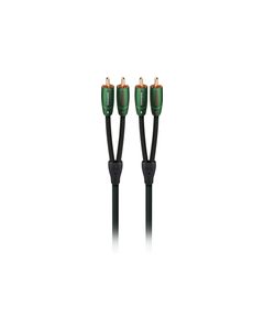 AudioQuest - Evergreen 6.6' Analog RCA Cable - Green