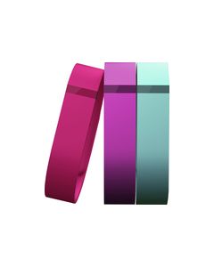 Fitbit - Flex Vibrant Bands for FitBit Flex Wireless Activity and Sleep Trackers (3-Count) - Violet/Teal/Pink