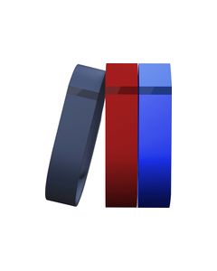 Fitbit - Flex Classic Bands for FitBit Flex Wireless Activity and Sleep Trackers (3-Count) - Navy/Red/Blue