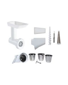 KitchenAid - Attachment Pack for KitchenAid Stand Mixers - White/Stainless-Steel