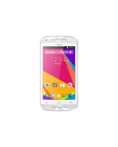 Blu - Dash C Music 4G Cell Phone (Unlocked) - White/Silver