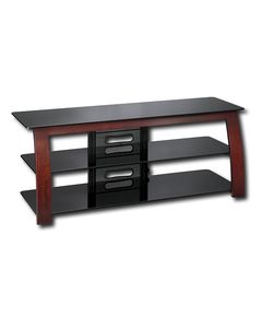 Insignia™ - TV Stand for Flat-Panel TVs Up to 58" - Black/Cherry