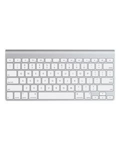 Apple - Wireless Keyboard for Select Mac Computers - Silver/White