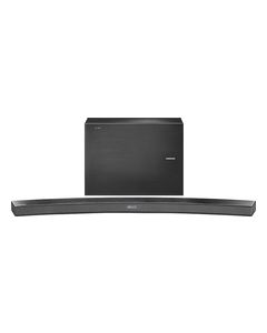 Samsung - 6000 Series 6.1-Channel Curved Soundbar with 7" Wireless Subwoofer - Black