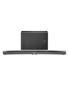 Samsung - 7000 Series 8.1-Channel Curved Soundbar with 7" Wireless Active Subwoofer - Black