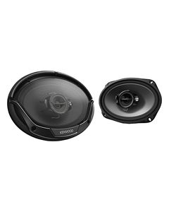 Kenwood - Road Series 6" x 9" 3-Way Car Speakers with Polypropylene Cones (Pair) - Black