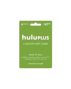 Hulu - Hulu Plus 6-Month Gift Card