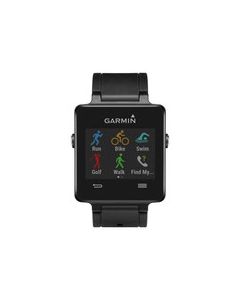 Garmin - vívoactive Smartwatch 28.6mm Plastic - Black Silicone