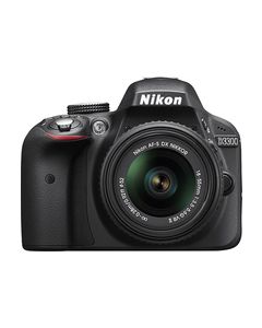 Nikon - D3300 DSLR Camera with 18-55mm VR Lens - Black