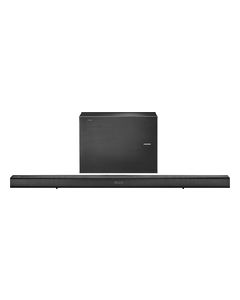 Samsung - 500 Series 2.1-Channel Soundbar with 7" Wireless Active Subwoofer - Black