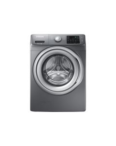 Samsung - 4.2 Cu. Ft. 9-Cycle High-Efficiency Steam Front-Loading Washer - Platinum