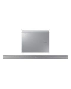 Samsung - 500 Series 2.1-Channel Soundbar with 7" Wireless Active Subwoofer - Silver