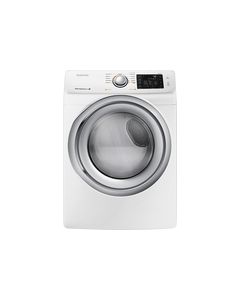 Samsung - 7.5 Cu. Ft. 11-Cycle Electric Dryer with Steam - White