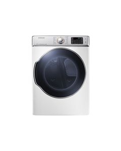 Samsung - 9.5 Cu. Ft. 15-Cycle Electric Dryer with Steam - White