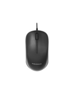 Insignia™ - USB Optical Mouse - Black/Gray