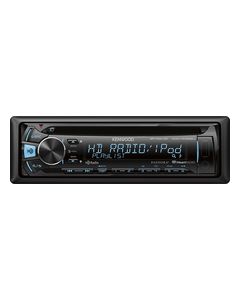 Kenwood - CD - Built-In HD Radio - Apple® iPod®-Ready - In-Dash Deck with Detachable Faceplate - Variable Color