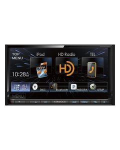 Kenwood - 6.95" - CD/DVD - Built-in Bluetooth - Built-in HD Radio - In-Dash Deck - Black