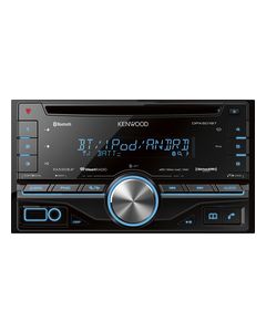 Kenwood - CD - Built-In Bluetooth - Apple® iPod®- and Satellite Radio-Ready - In-Dash Deck - Black