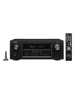 Denon - 1295W 7.2-Ch. 4K Ultra HD and 3D Pass-Through A/V Home Theater Receiver - Black