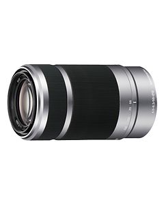 Sony - 55-210mm f/4.5-6.3 E-Mount Telephoto Zoom Lens - Silver