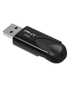 PNY - Attaché 64GB USB 2.0 Flash Drive - Black