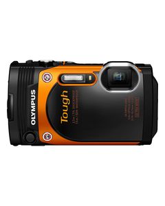 Olympus - TG-860 16.0-Megapixel Waterproof Digital Camera - Orange