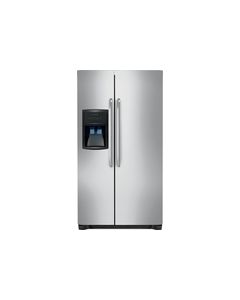 Frigidaire - 26.0 Cu. Ft. Side-by-Side Refrigerator with Thru-the-Door Ice and Water - Stainless-Steel