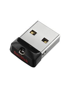 SanDisk - Cruzer Fit 16GB USB 2.0 Flash Drive - Black