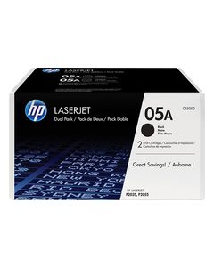 HP - 05A 2-Pack High-Yield Ink Cartridges - Black