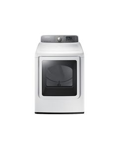 Samsung - 7.4 Cu. Ft. 11-Cycle Electric Dryer with Steam - White