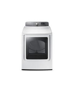 Samsung - 7.4 Cu. Ft. 11-Cycle Steam Gas Dryer - White