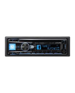 Alpine - CD - Built-in Bluetooth - Apple® iPod®-/Satellite Radio-Ready - In-Dash Receiver - Black