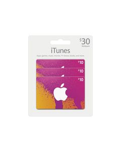 Apple - $10 iTunes Gift Cards (3-Pack) - Pink