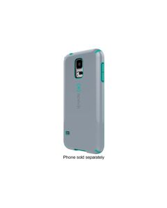 Speck - CandyShell Case for Samsung Galaxy S 5 Cell Phones - Nickel Gray/Blue