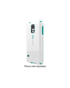 Speck - CandyShell Case for Samsung Galaxy S 5 Cell Phones - Nickel White/Blue