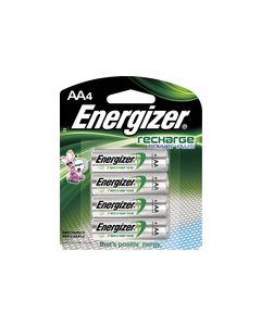 Energizer - NiMH Rechargeable Batteries AA (4-Pack)