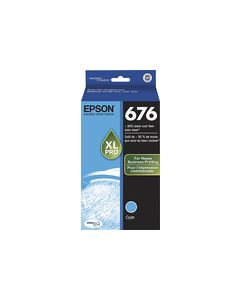 Epson - 676 XL High-Yield Ink Cartridge - Cyan