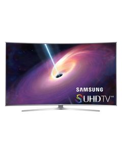 Samsung - 65" Class (64.5" Diag.) - LED - Curved - 2160p - Smart - 3D - 4K Ultra HD TV - Silver