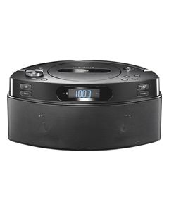 Insignia - CD Boombox with AM/FM Radio - Black