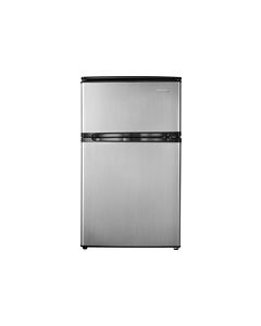 Insignia™ - 3.0 Cu. Ft. Compact Refrigerator - Fingerprint Free Stainless Look