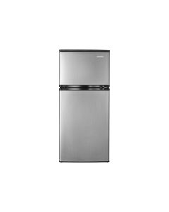 Insignia™ - 4.3 Cu. Ft. Compact Refrigerator - Fingerprint Free Stainless Look