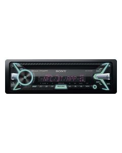 Sony - CD - Built-In Bluetooth - Satellite Radio-Ready In-Dash Receiver with Detachable Faceplate - Black