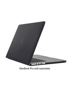 Speck - SeeThru Satin Case for 15" Apple® MacBook® Pro with Retina display - Black