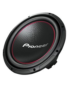 Pioneer - 12" Component Subwoofer with 1,300 Watts Max. Power - Black, Red