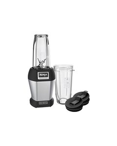 Ninja - Nutri Ninja Pro 24-Oz. Blender - Black/Silver