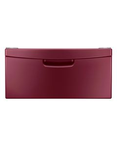 Samsung - Washer/Dryer Laundry Pedestal with Storage Drawer - Merlot Red