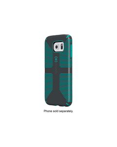 Speck - Candyshell Grip Case for Samsung Galaxy S 6 Cell Phones - Charcoal Gray/Green